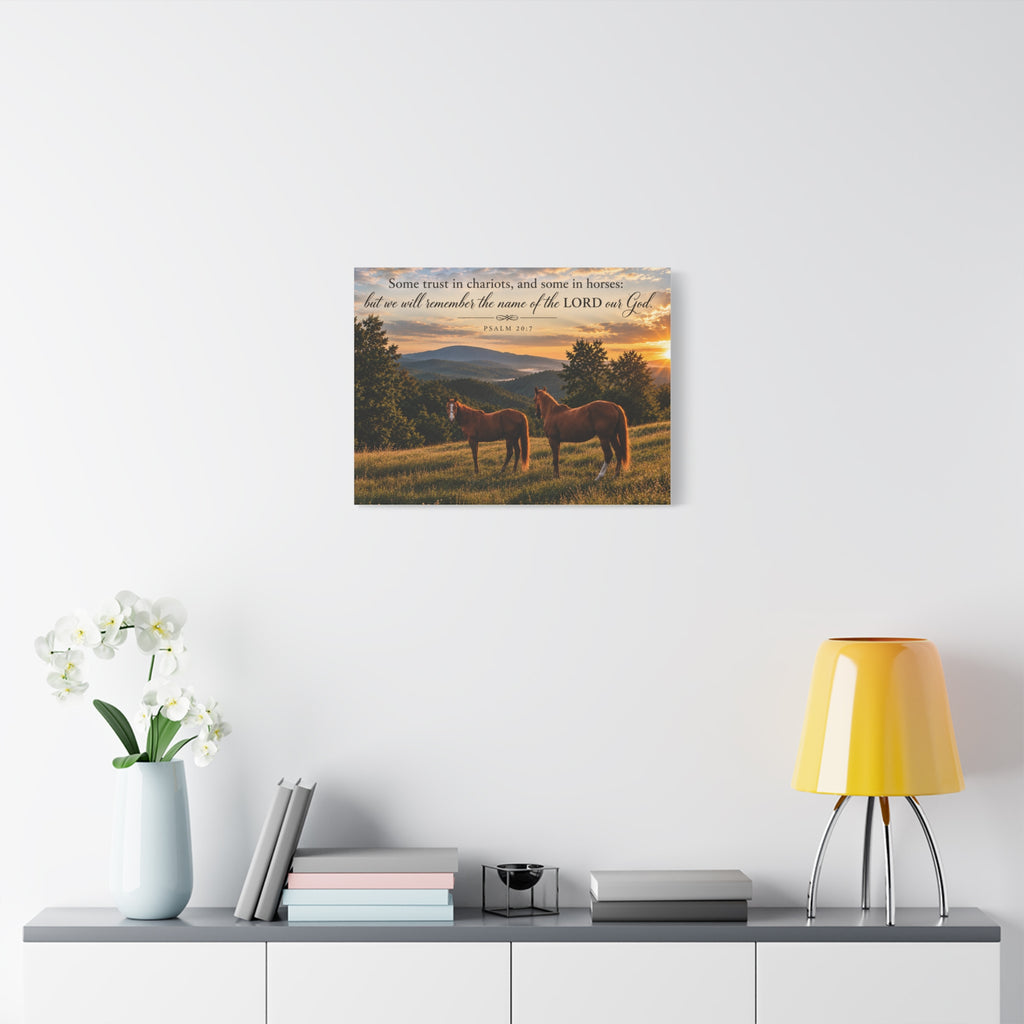 Remember the Name Horses - Canvas