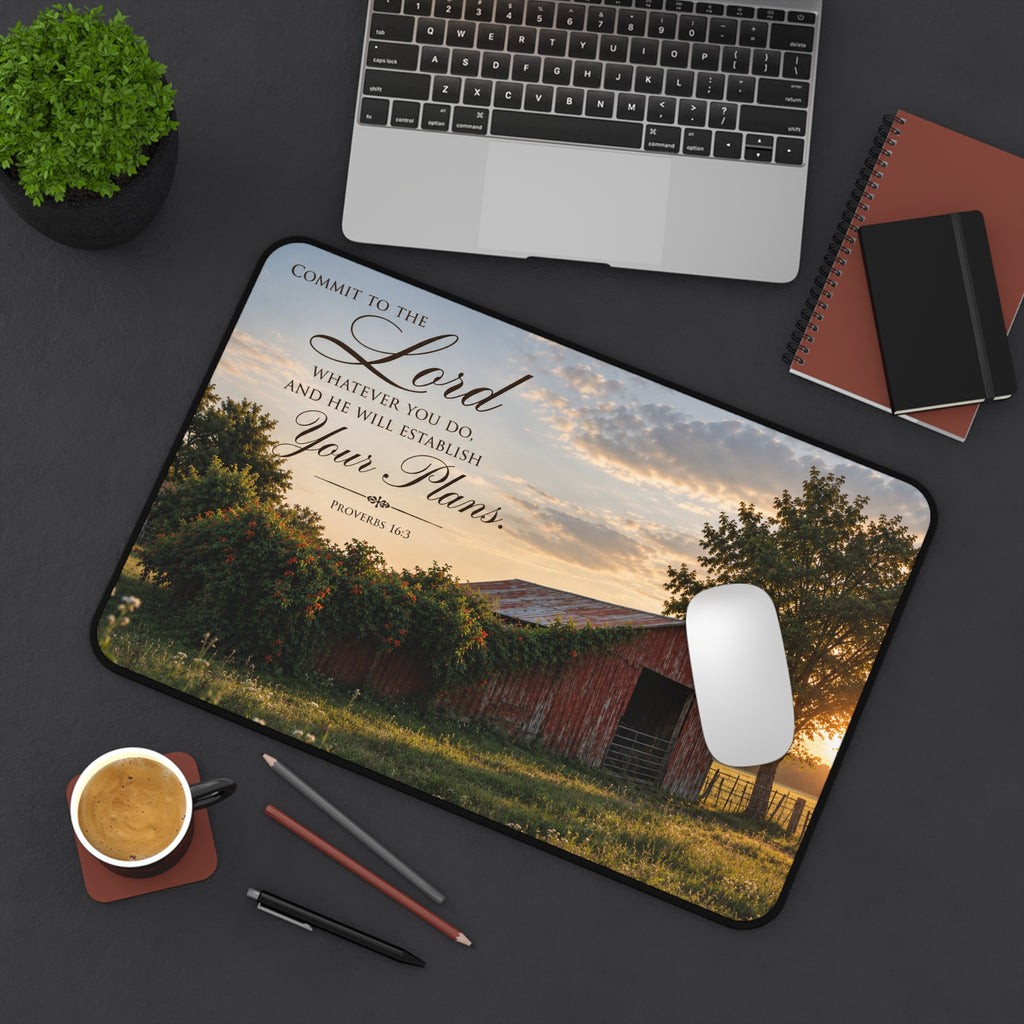 Established by Him - Desk Pad
