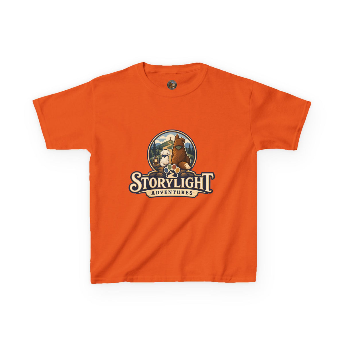 Kids T‑Shirt — "Storylight Adventures" Logo Tee for Kids | Cute Outdoor Adventure Shirt