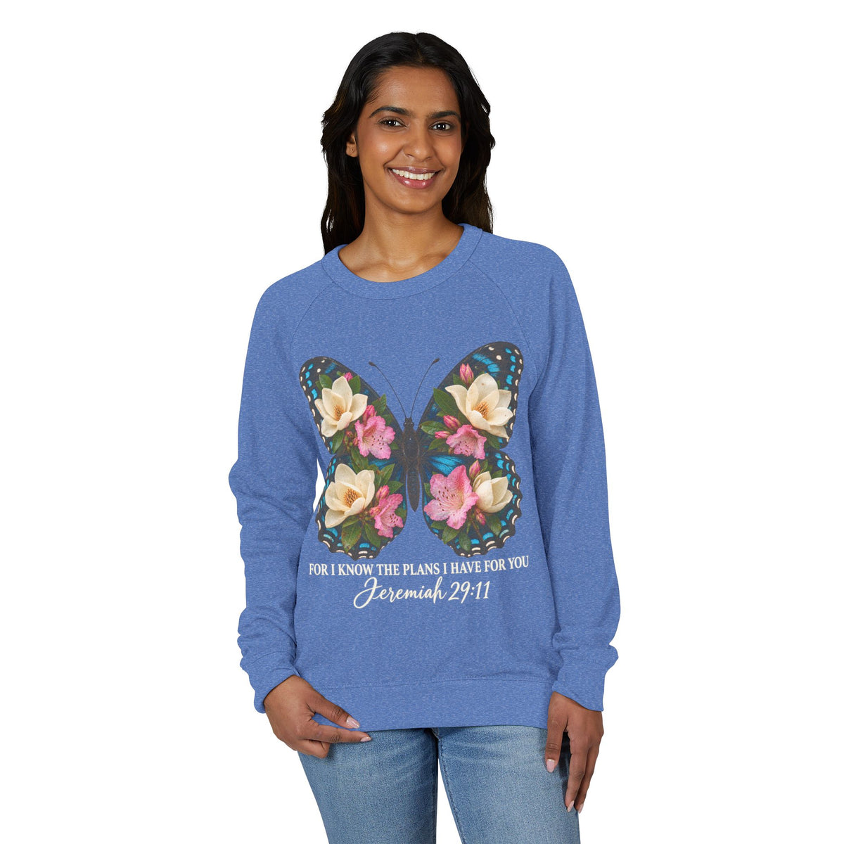 Unisex French Terry Raglan Crewneck
