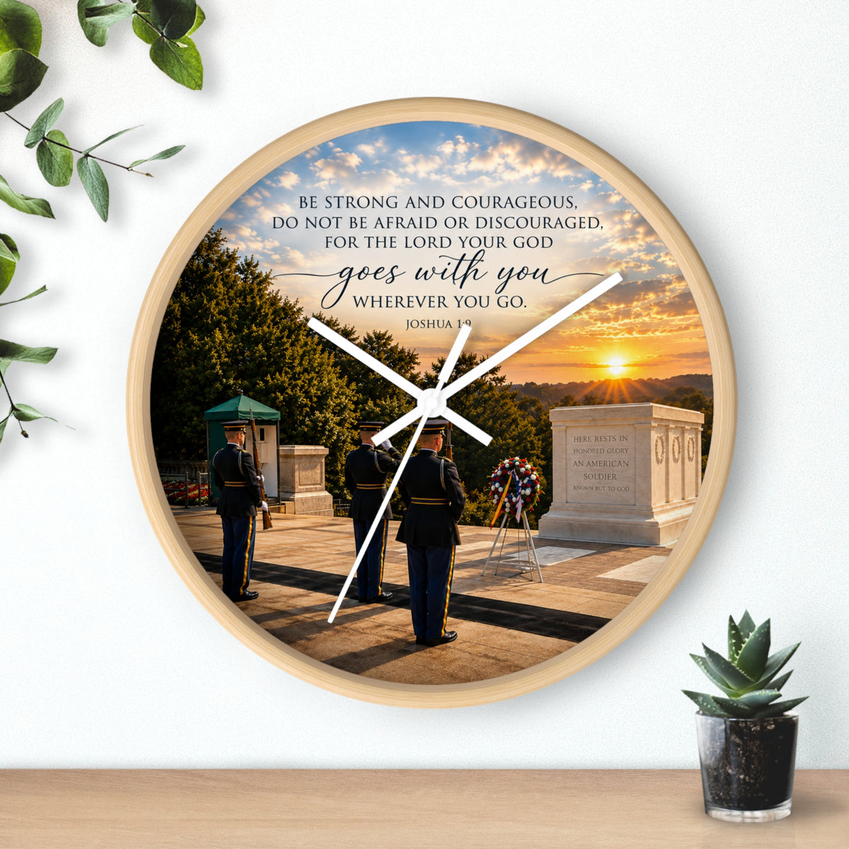 Courage at the Tomb - Clock