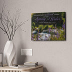 Purple waterfall | Canvas