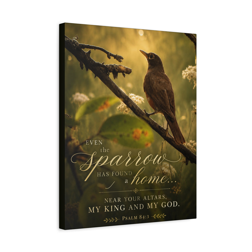 Near Your Altars Bird -Canvas