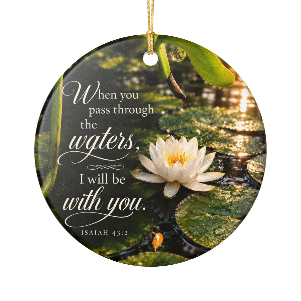 Through the Waters - Ornament
