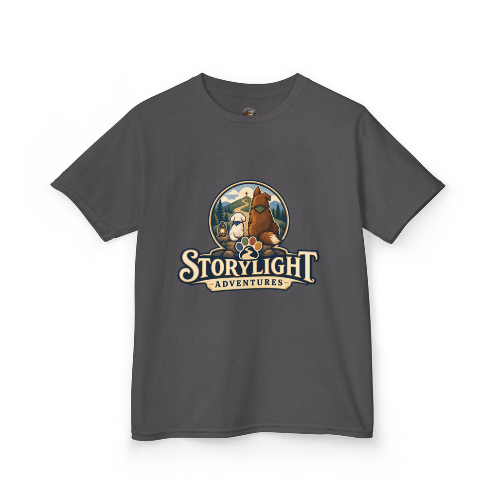 Kids T‑Shirt — "Storylight Adventures" Logo Tee for Kids | Cute Outdoor Adventure Shirt