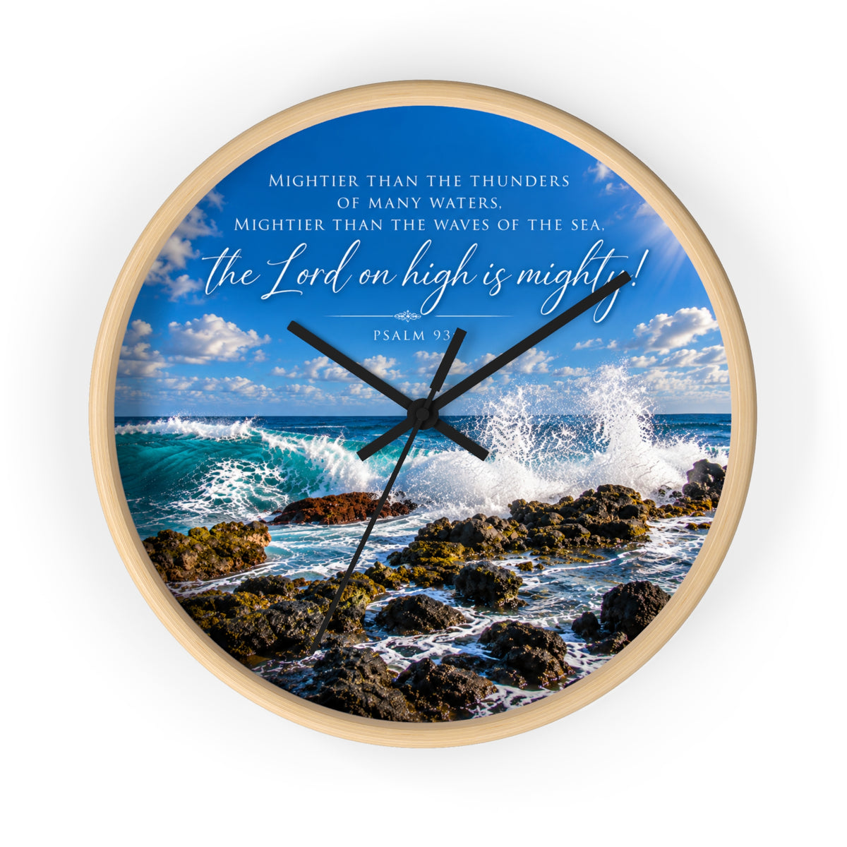 He is Mighty! - Clock