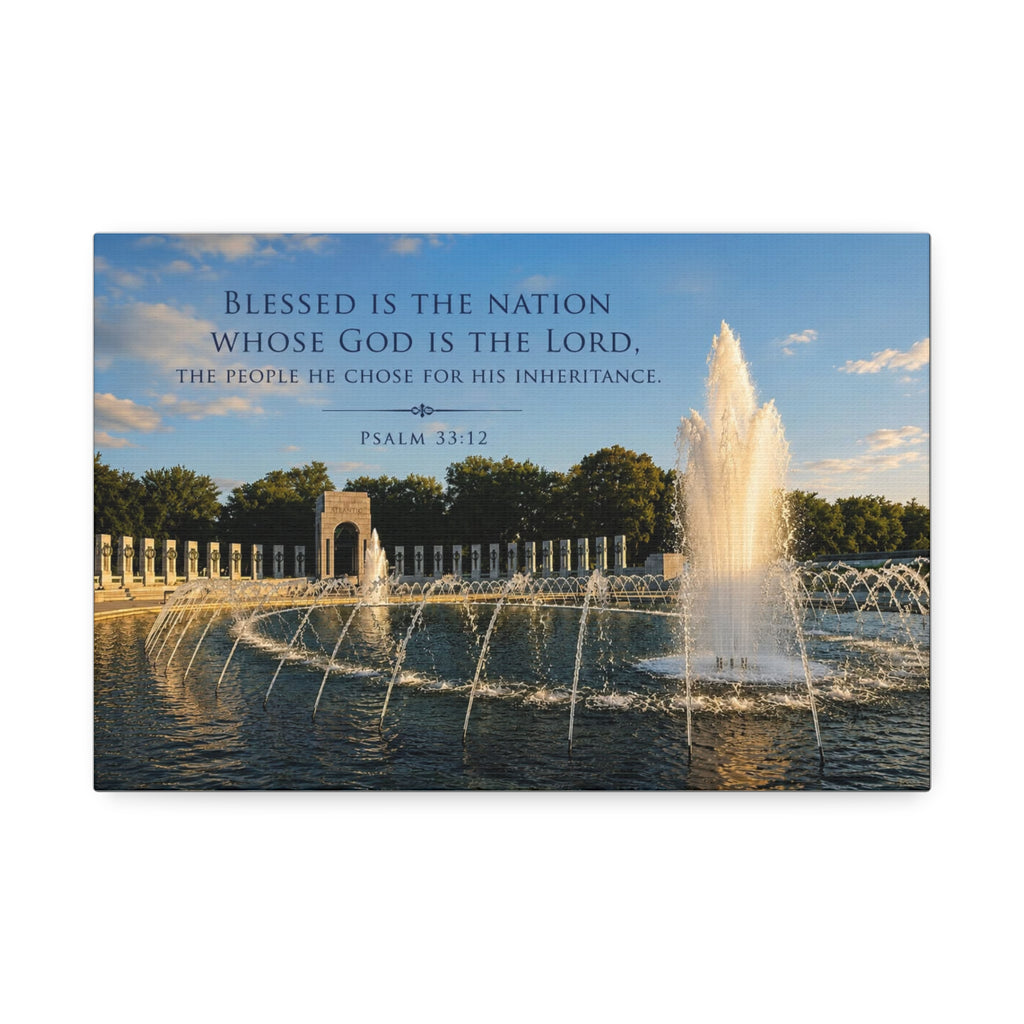 Blessed is the Nation | Canvas
