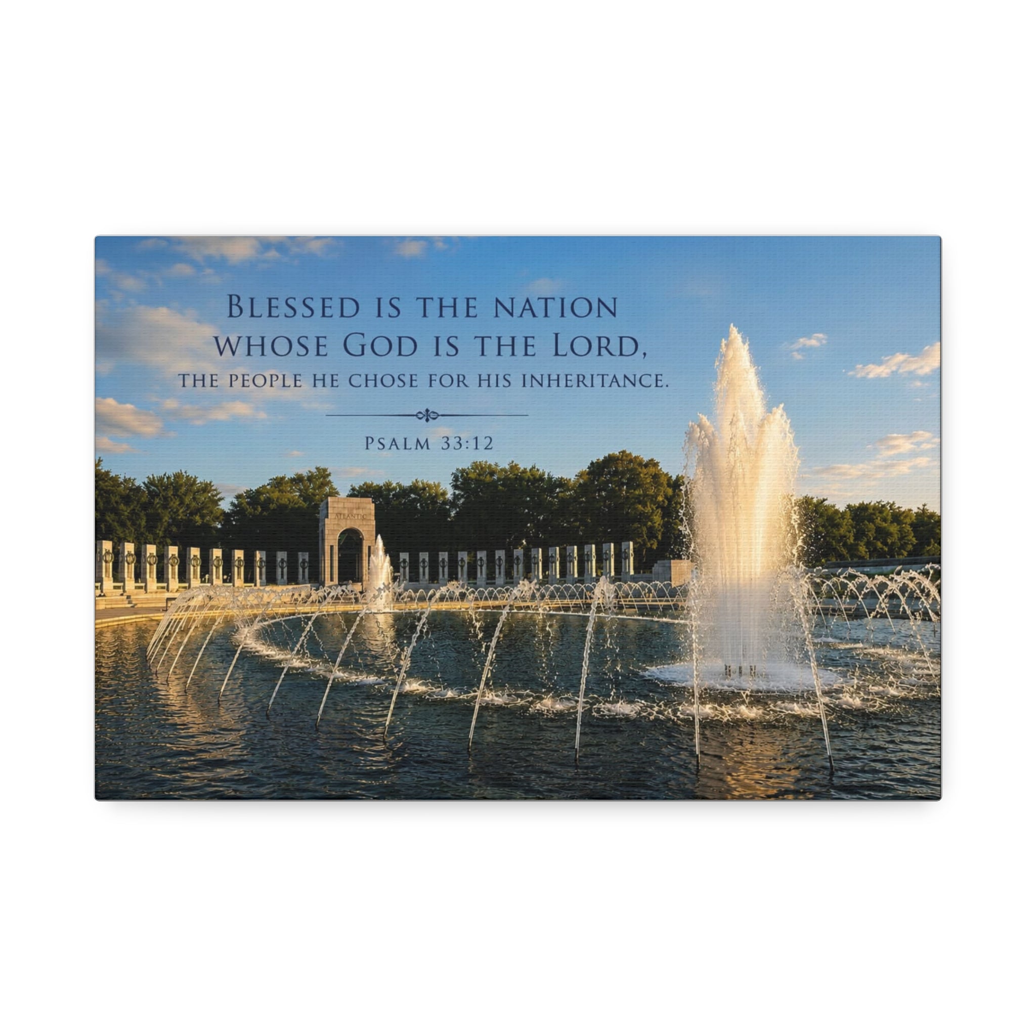 Blessed is the Nation | Canvas