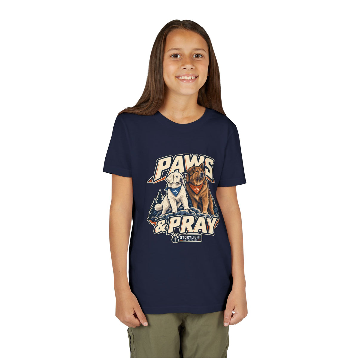 Paws & Pray 2 - Youth T‑Shirt