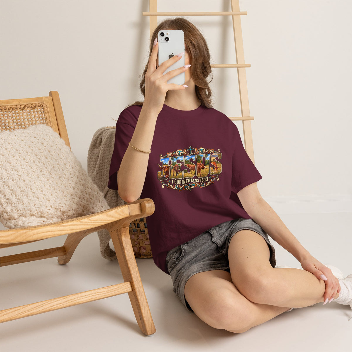 Jesus Longhorn - Shirt