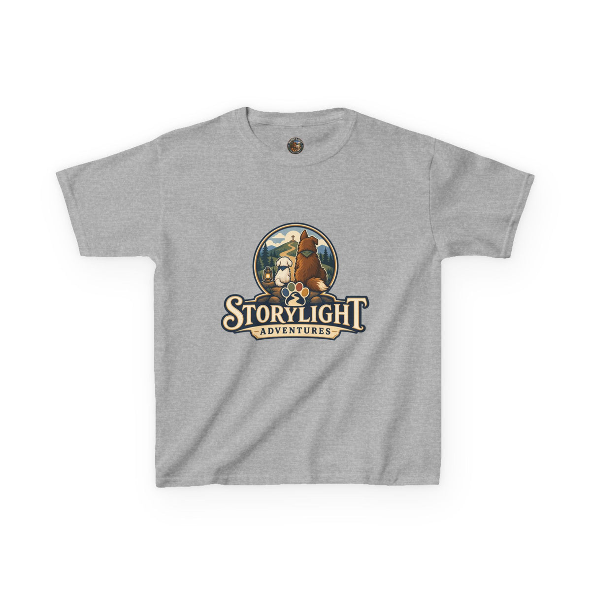 Kids T‑Shirt — "Storylight Adventures" Logo Tee for Kids | Cute Outdoor Adventure Shirt
