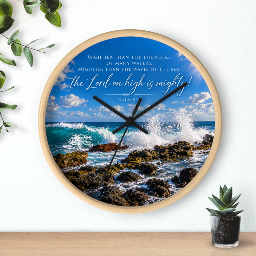 He is Mighty! - Clock