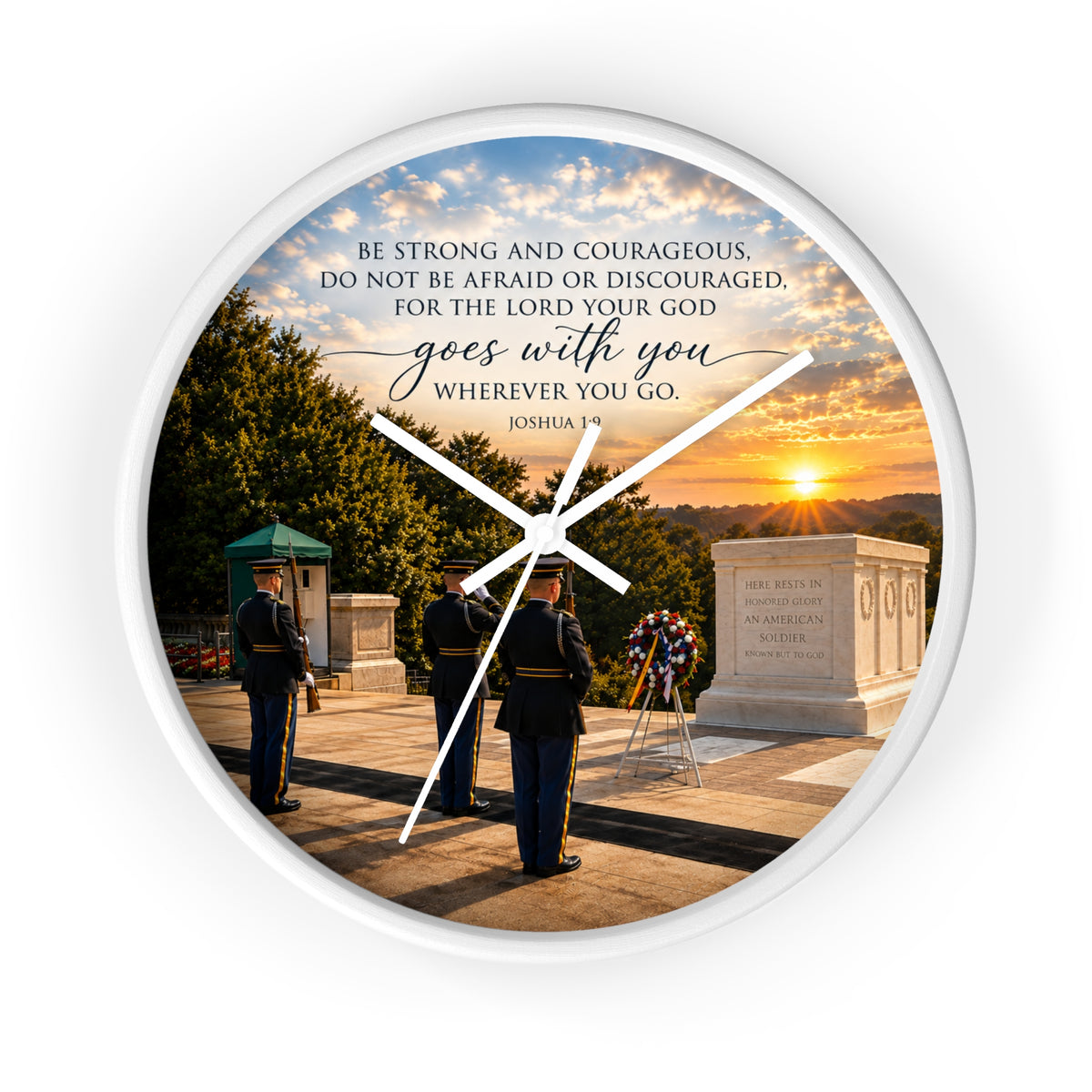 Courage at the Tomb - Clock