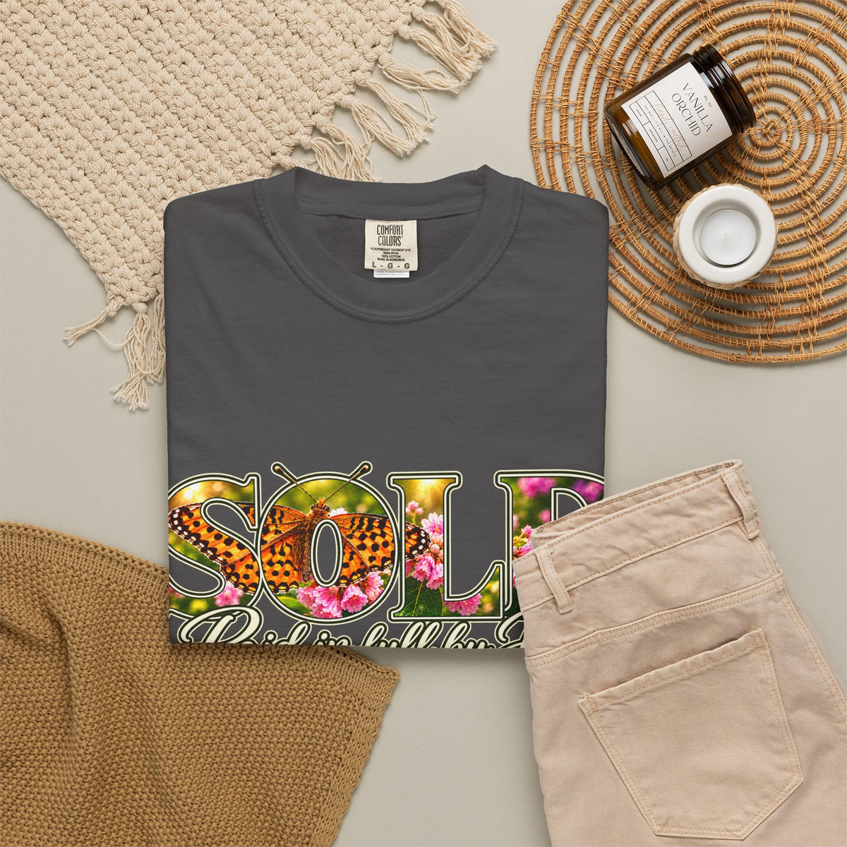 SOLD Consider the Flowers - Shirt
