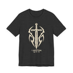 Christian Sword T-Shirt — Be Watchful, Stand Firm Bible Verse Tee