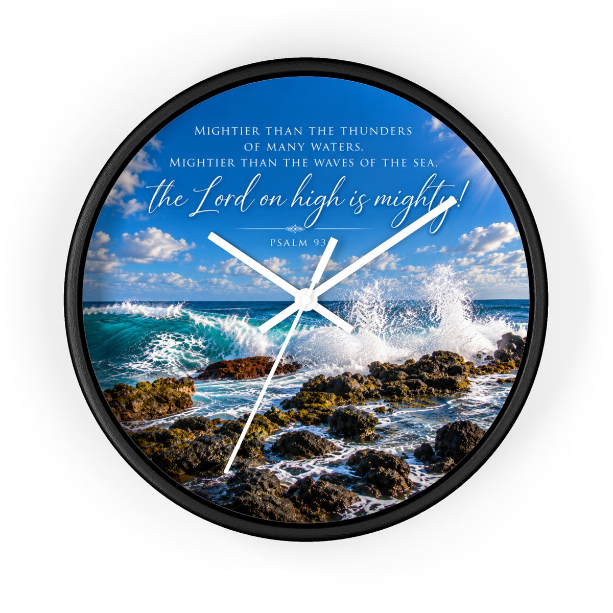 He is Mighty! - Clock