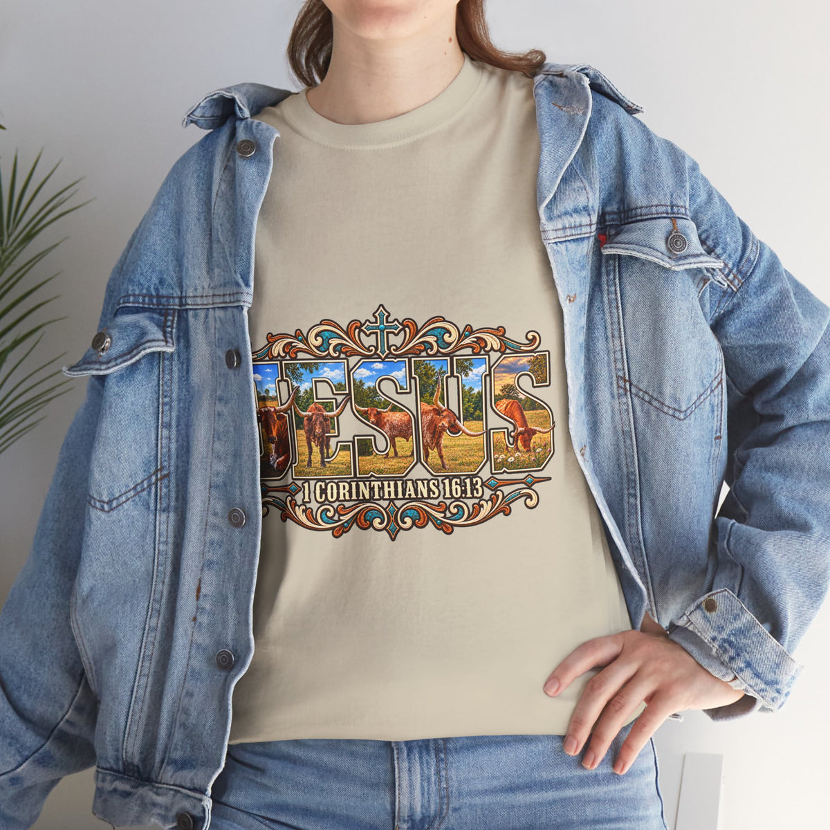 Jesus Longhorn - Shirt