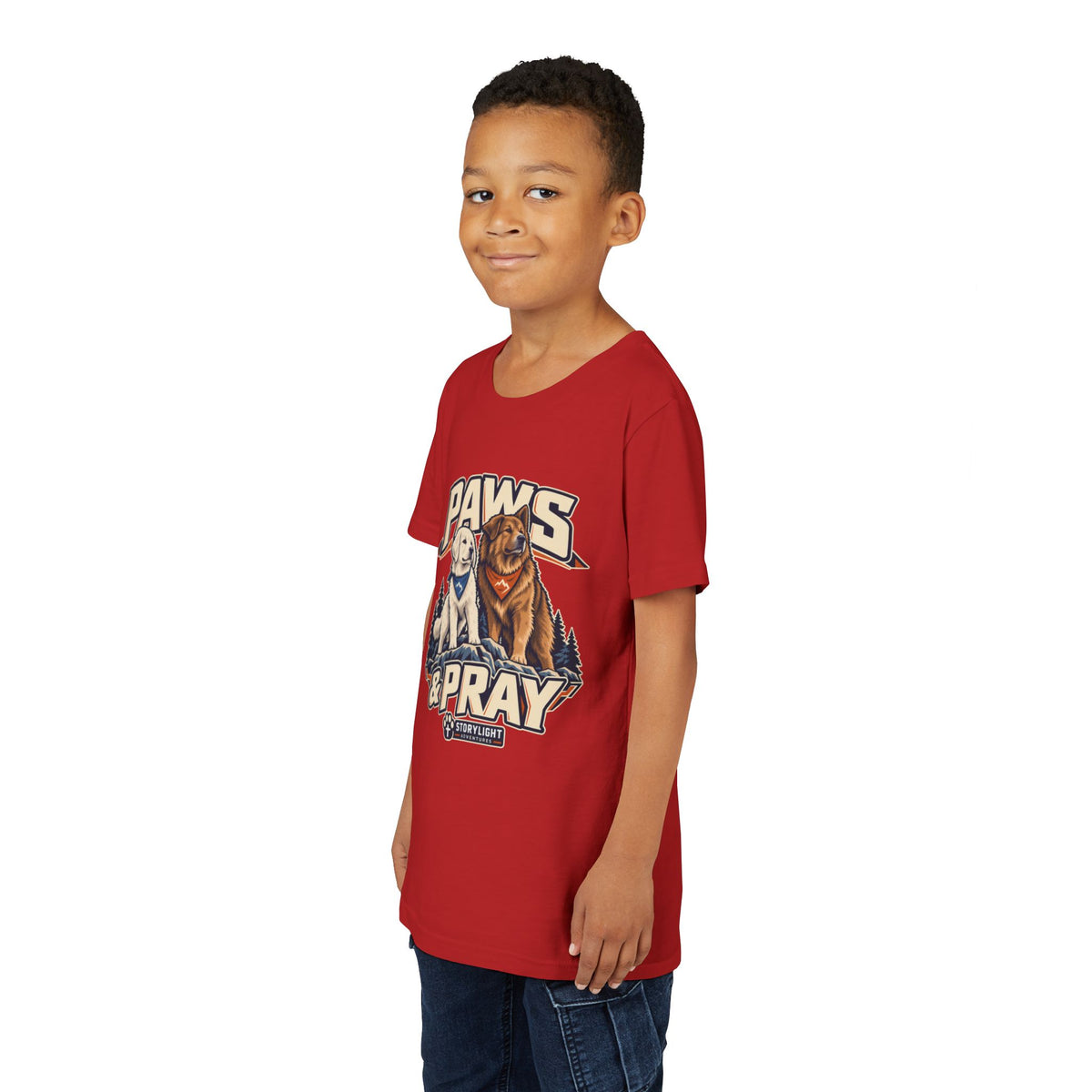 Paws & Pray 2 - Youth T‑Shirt