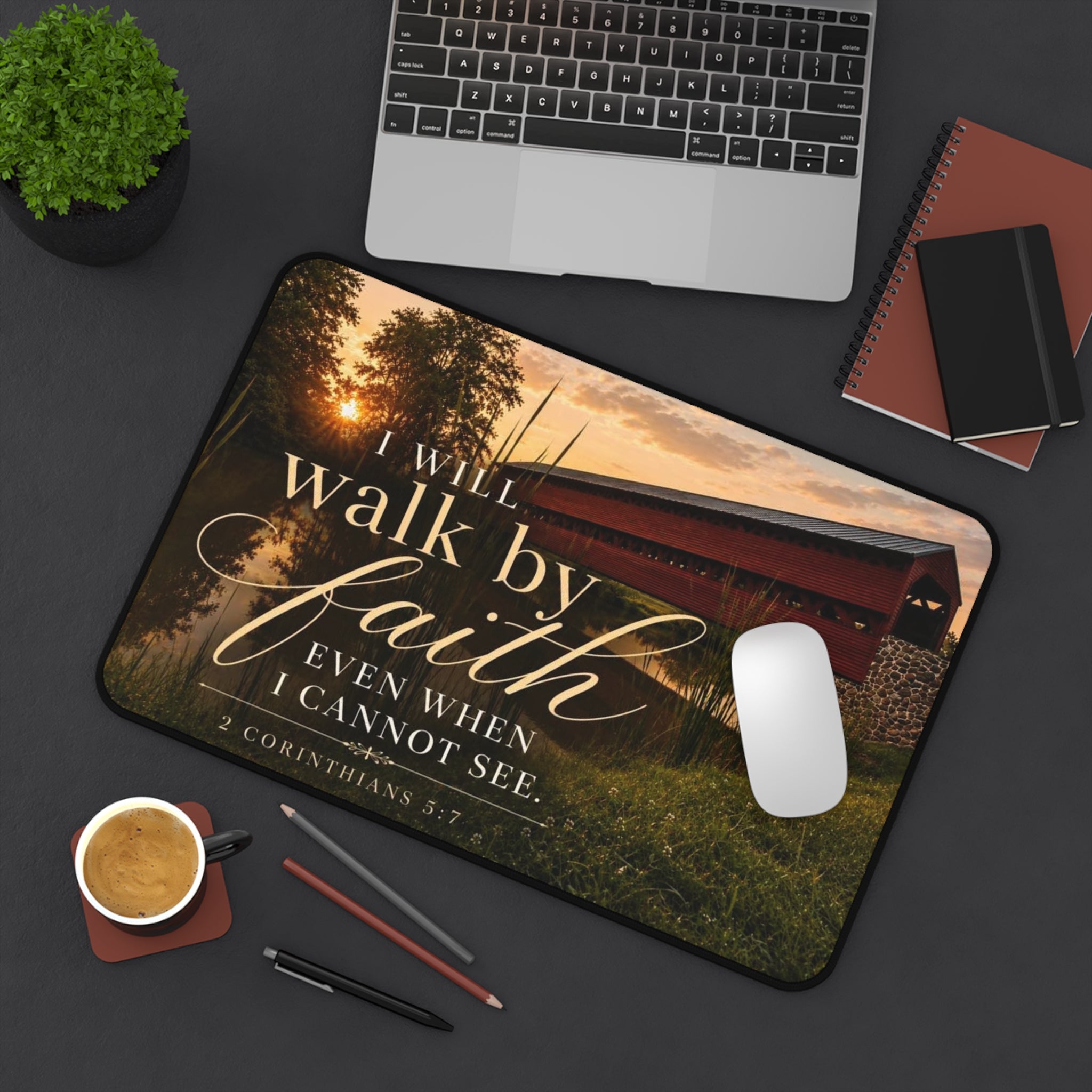 Walk by Faith | Desk Pad