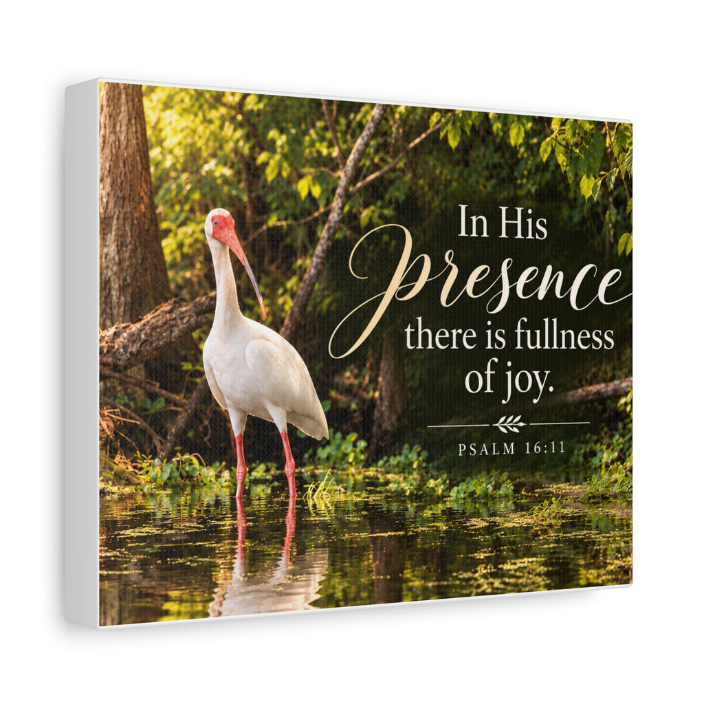 In His Presence Ibis - Canvas