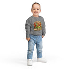 Toddler Sweatshirt - 'Let Everything That Has Breath Praise the Lord' Cute Dinosaur Bible Verse Crewneck
