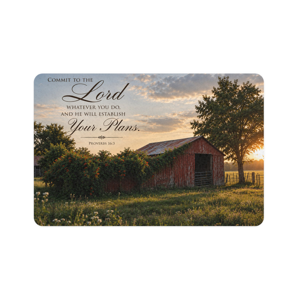 Established in Him - Pet Feeding Mat