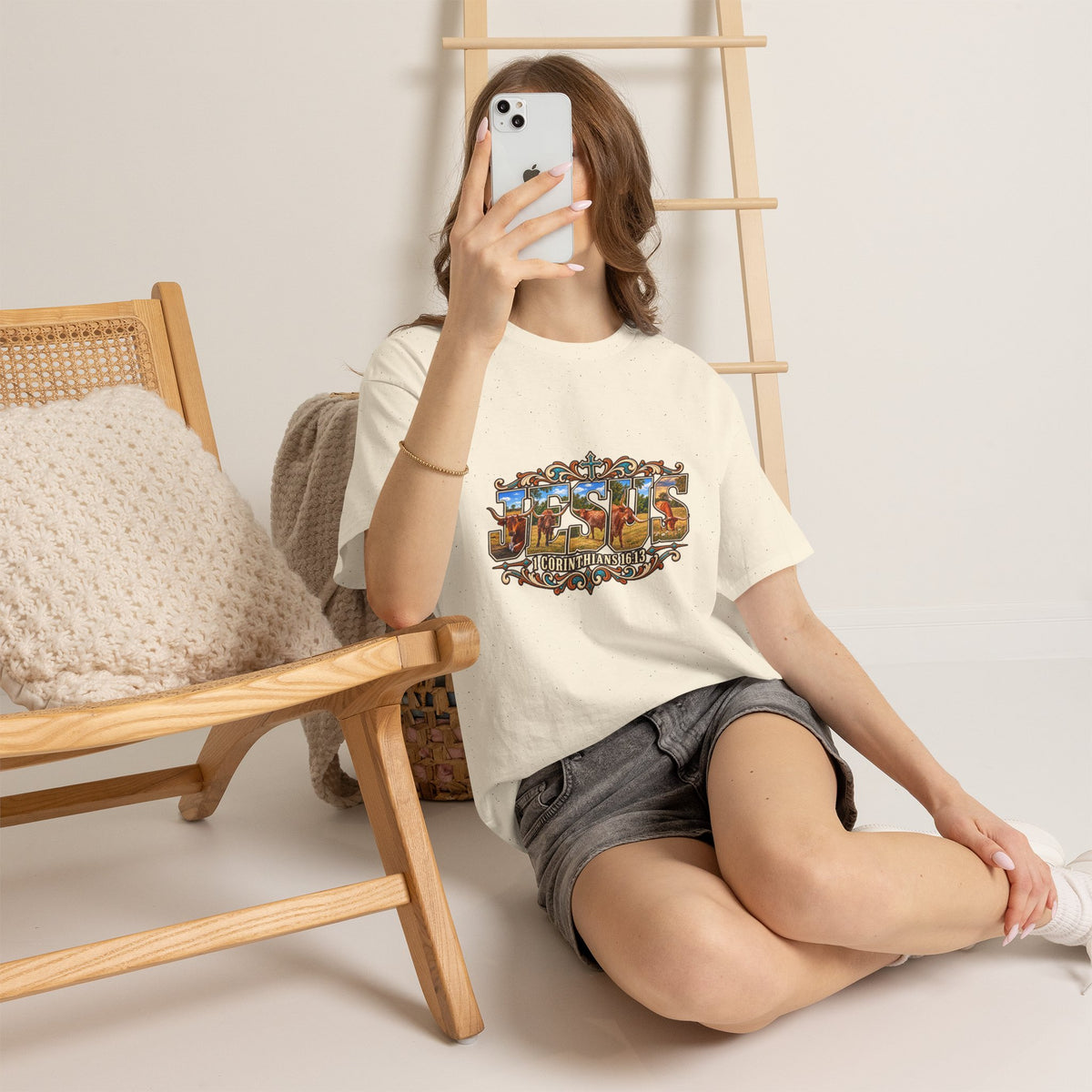 Jesus Longhorn - Shirt