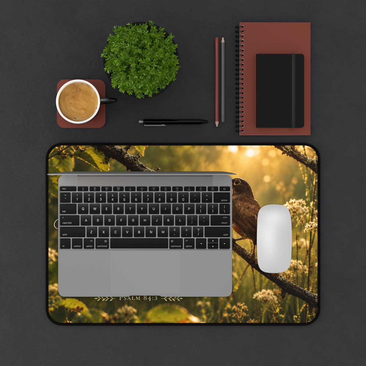 Near Your Altars Bird - Desk Pad