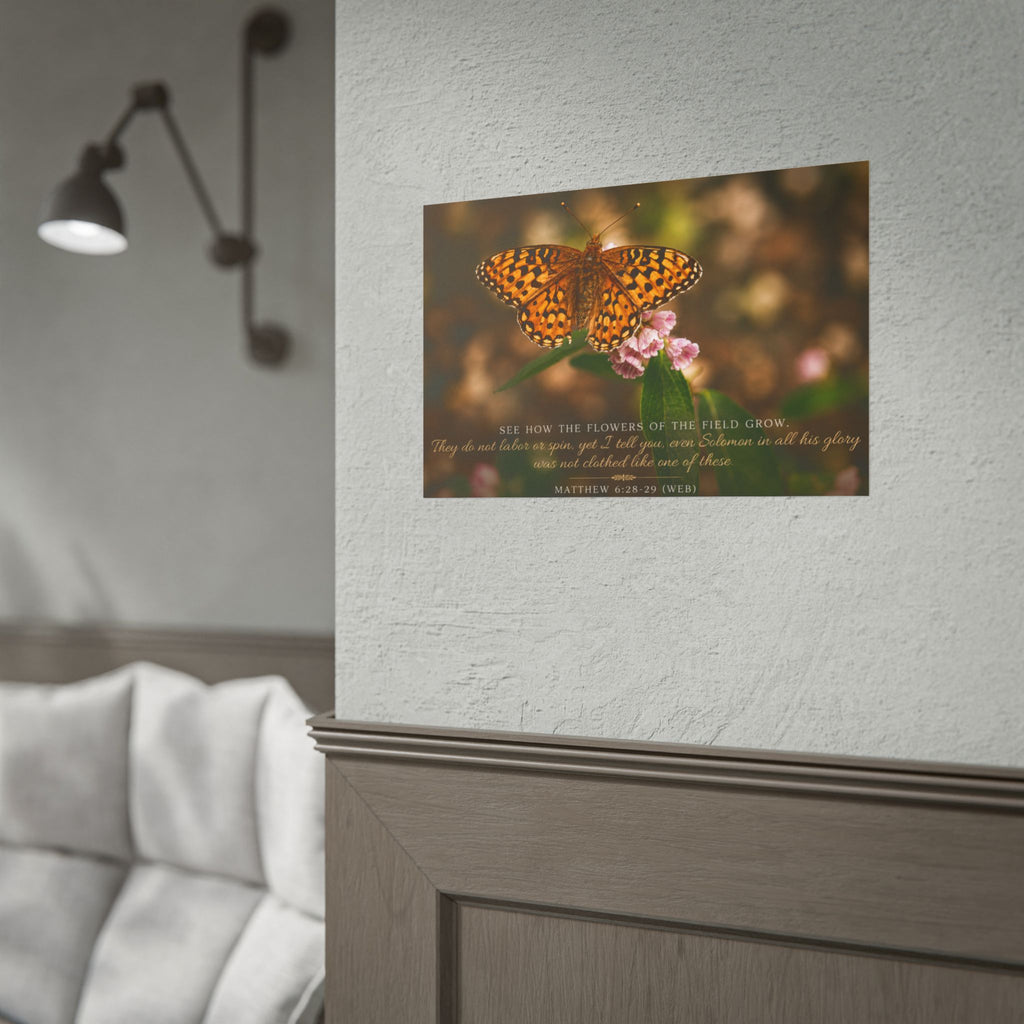 Consider the Flowers - Poster
