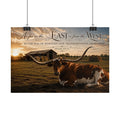 East From the West Longhorn - Poster