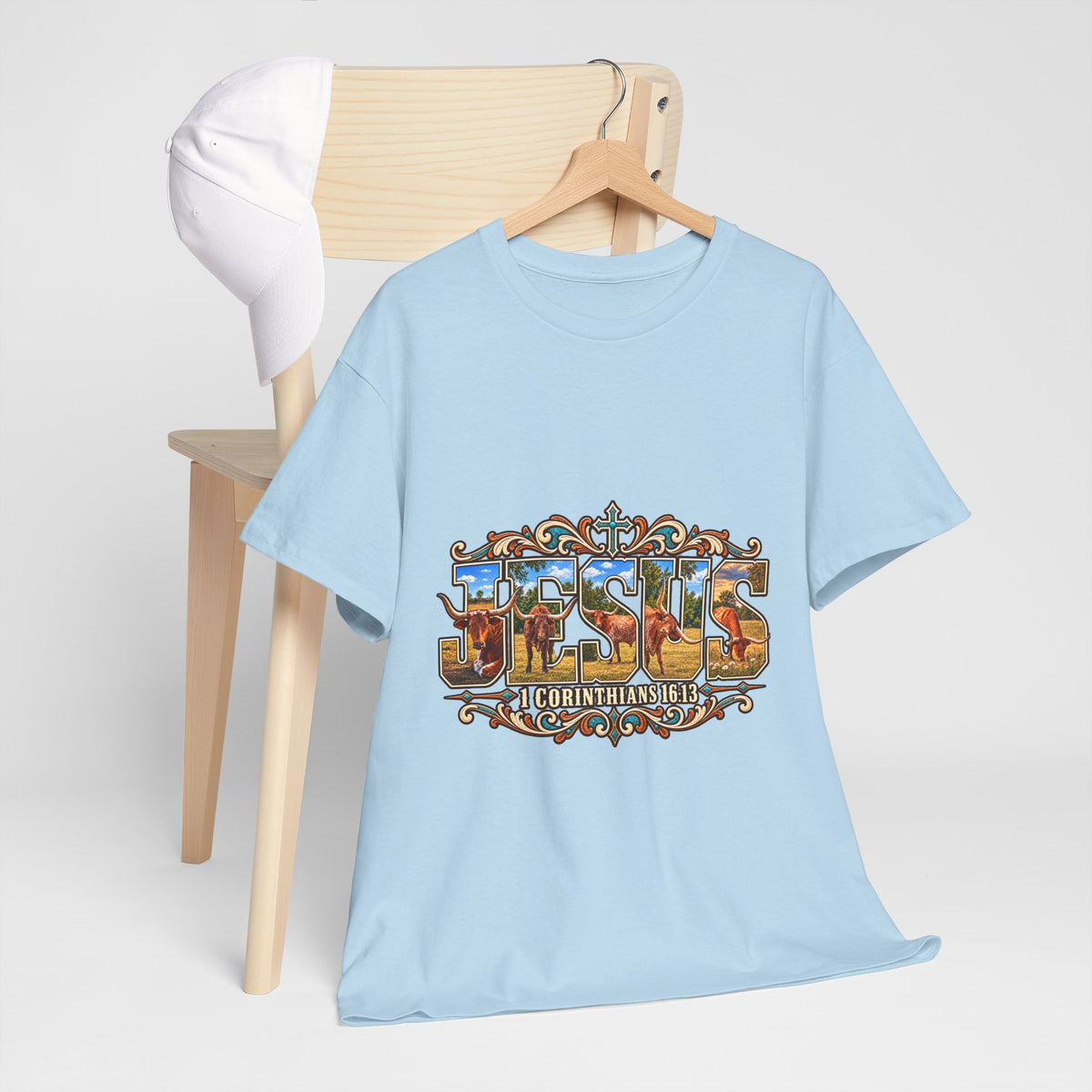Jesus Longhorn - Shirt