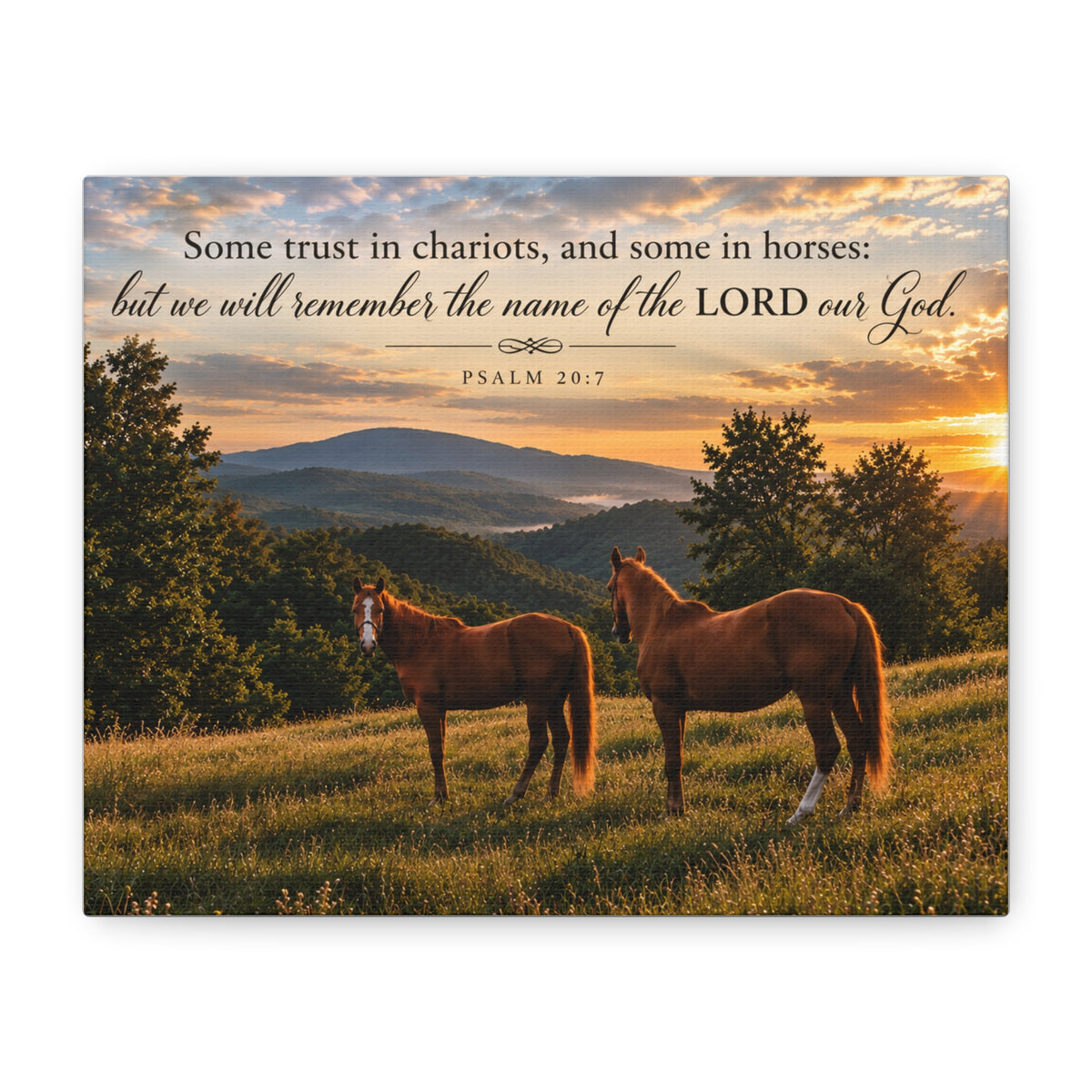Remember the Name Horses - Canvas