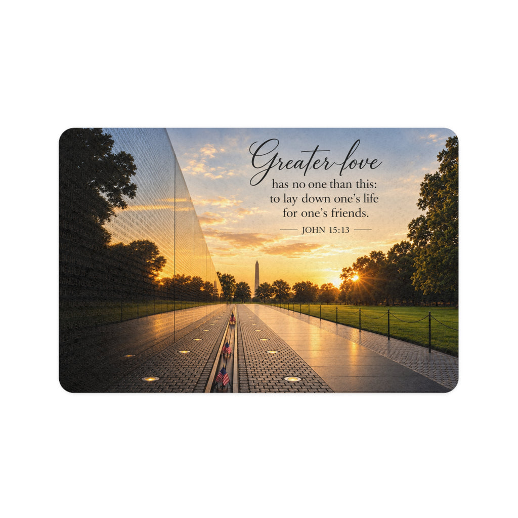 No Greater Love - Pet Feeding Mat