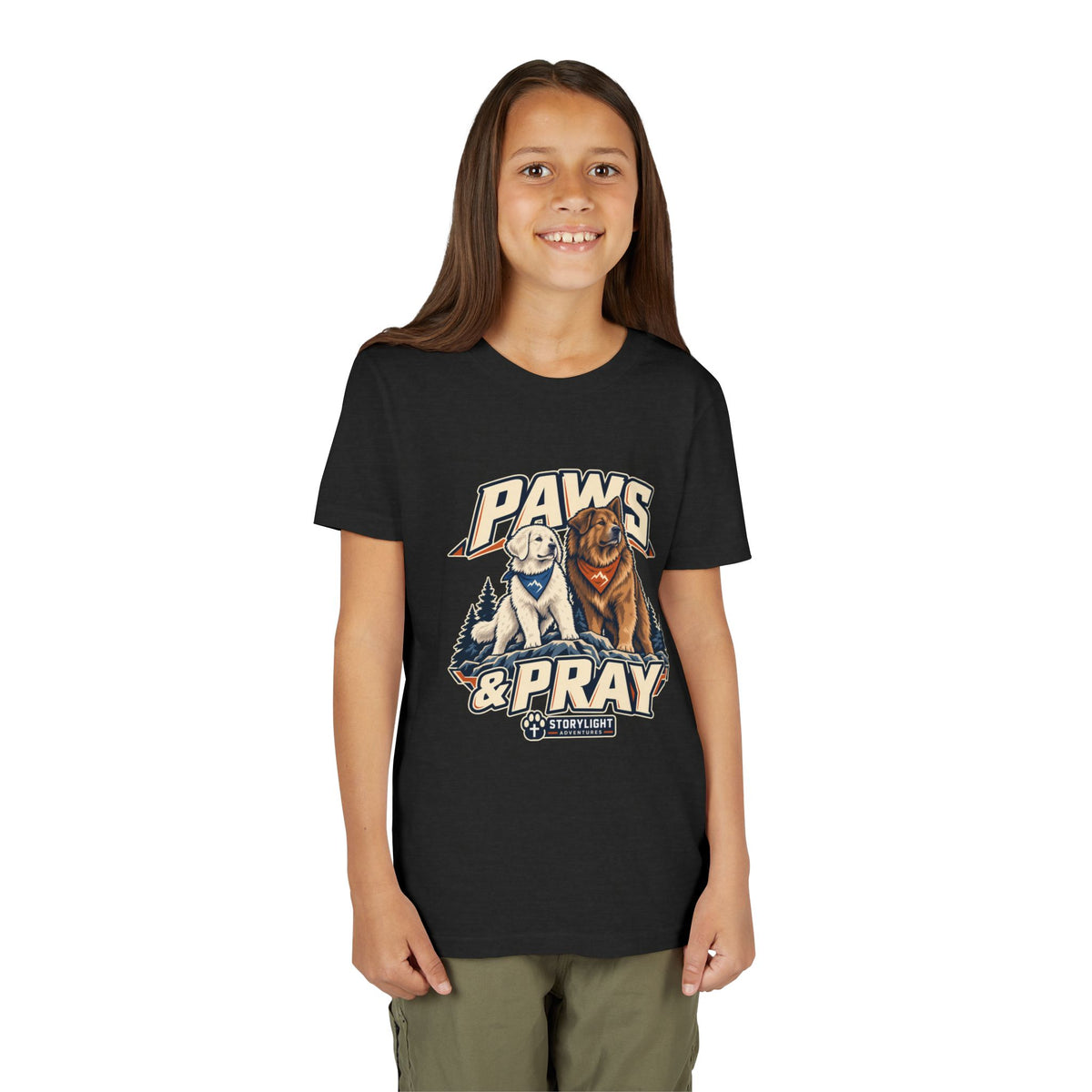 Paws & Pray 2 - Youth T‑Shirt