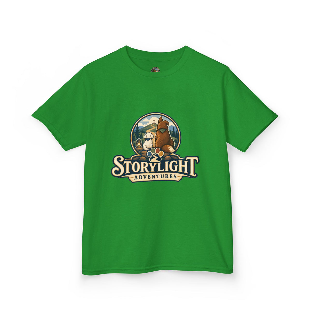 Kids T‑Shirt — "Storylight Adventures" Logo Tee for Kids | Cute Outdoor Adventure Shirt
