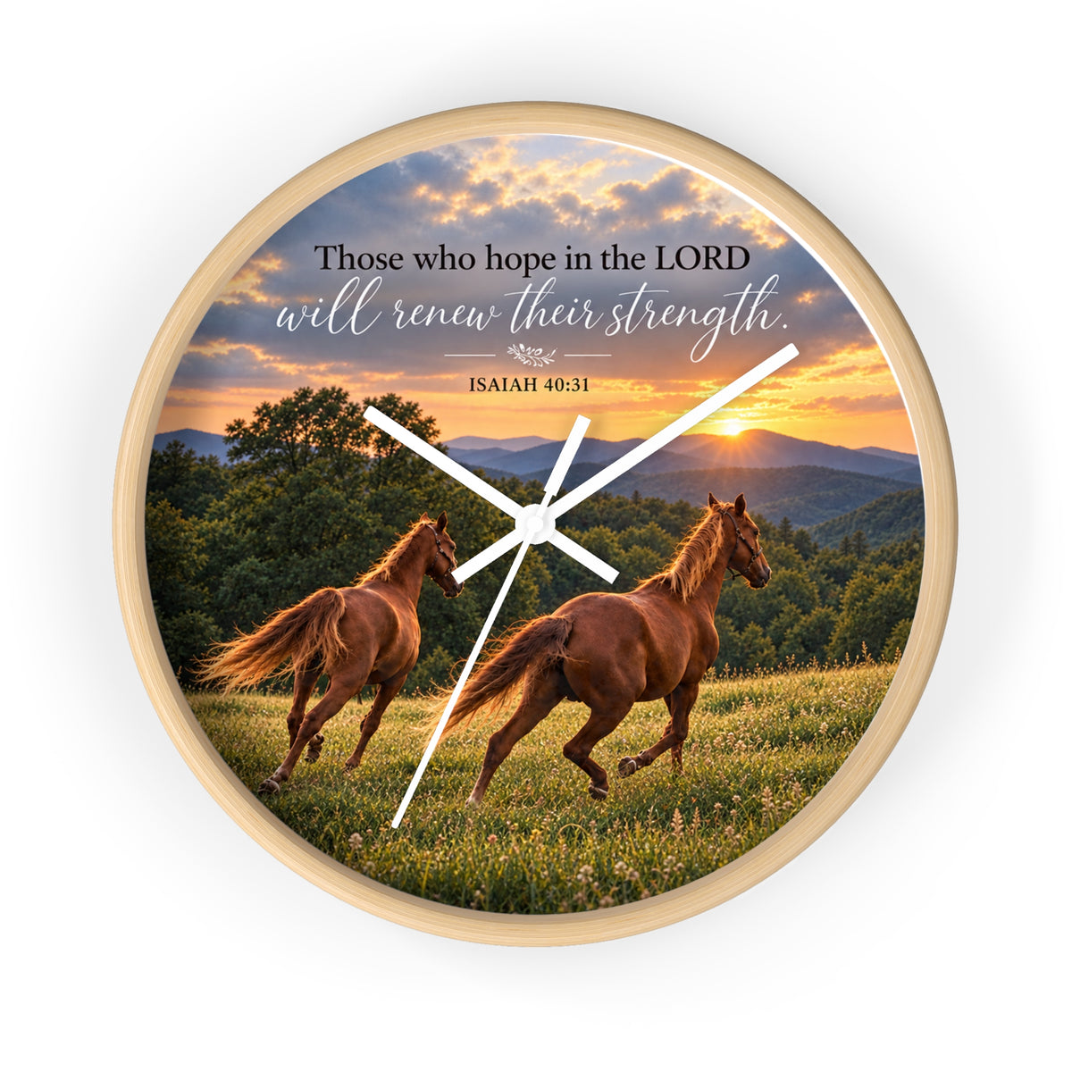 Renewed Strength - Clock