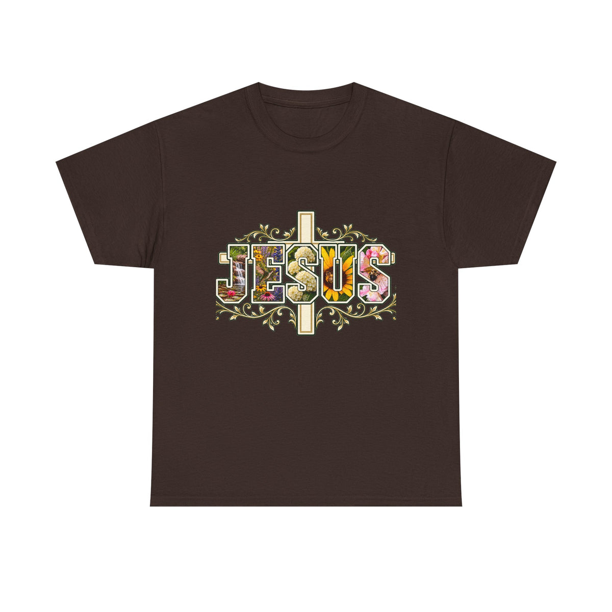 Jesus Floral -Shirt