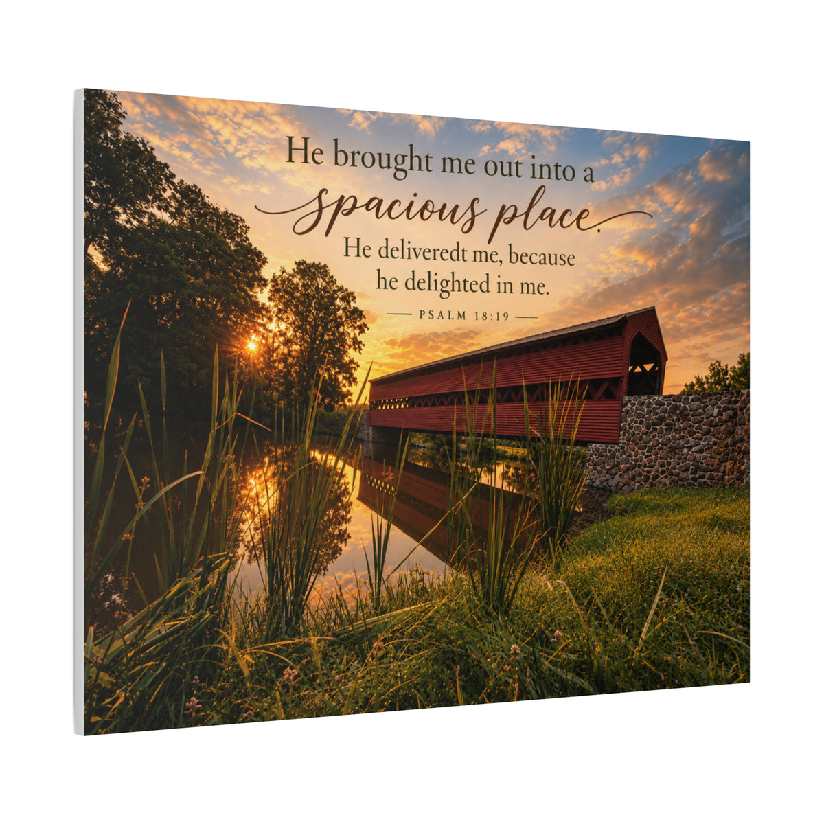Into a Spacious Place - Canvas