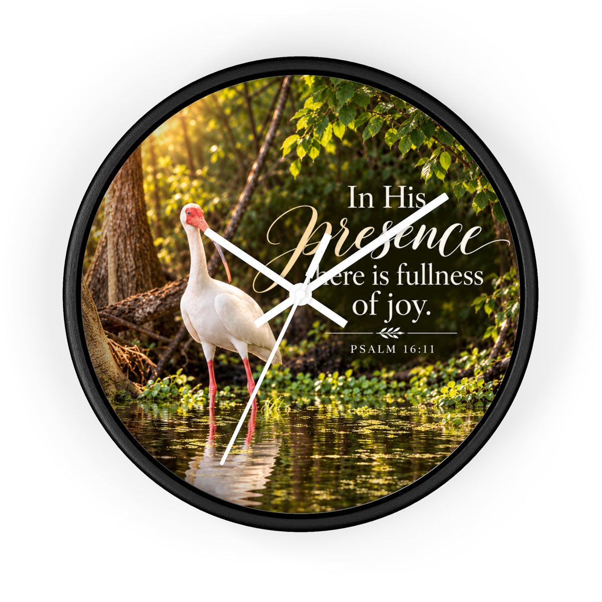 In His Presence Ibis - Clock