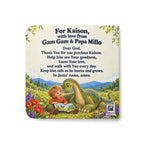 God Made a Colorful World Board Book – Personalized Christian Dinosaur Bible Adventure for Kids