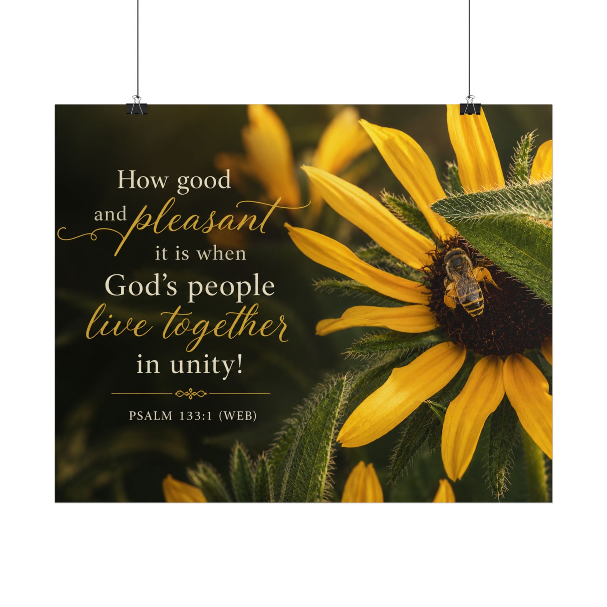 Yellow bee | Poster
