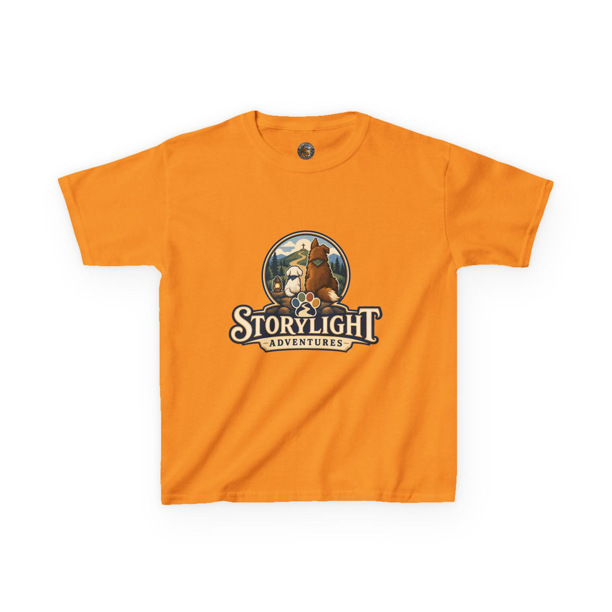 Kids T‑Shirt — "Storylight Adventures" Logo Tee for Kids | Cute Outdoor Adventure Shirt