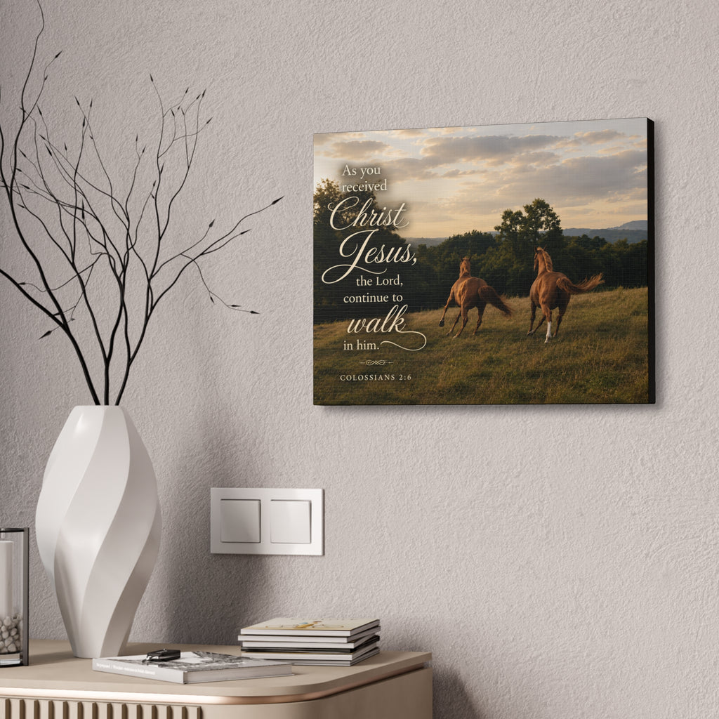 Walk in Him | Canvas