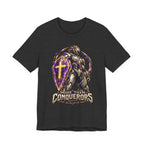 Christian Armor T-Shirt — "More Than Conquerors" Biblical Verse Tee
