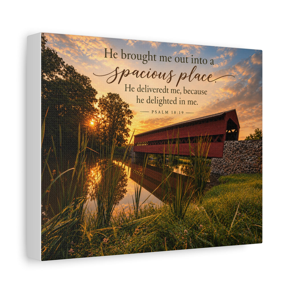 Into a Spacious Place - Canvas
