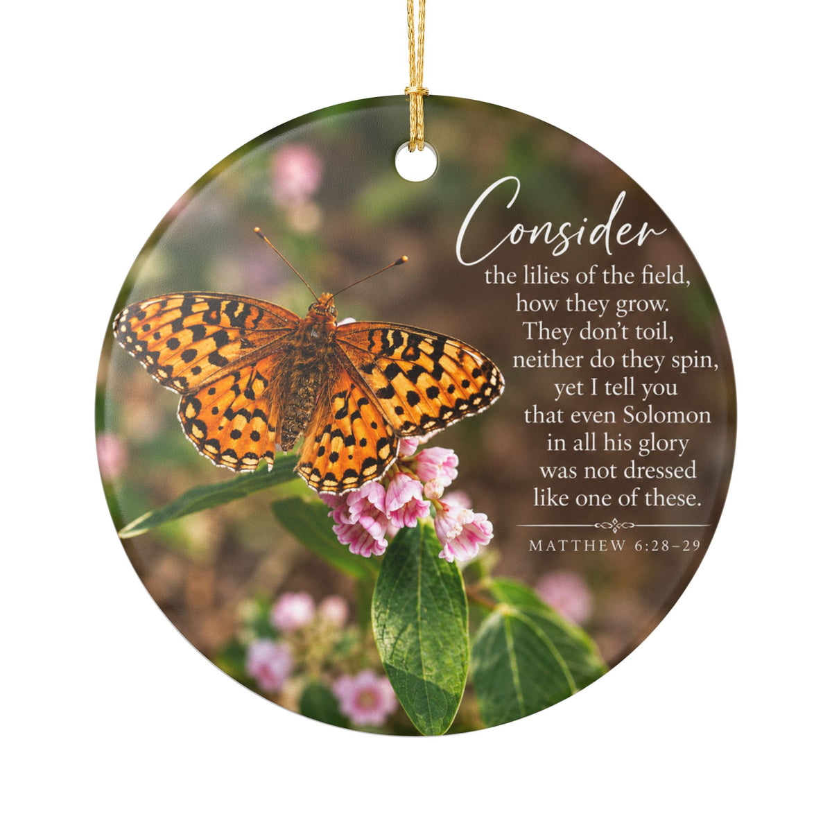 Consider the Flowers - Ornament