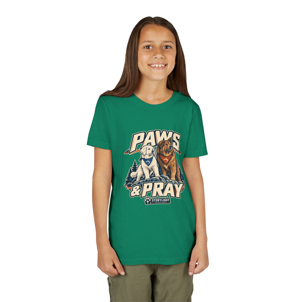 Paws & Pray 2 - Youth T‑Shirt