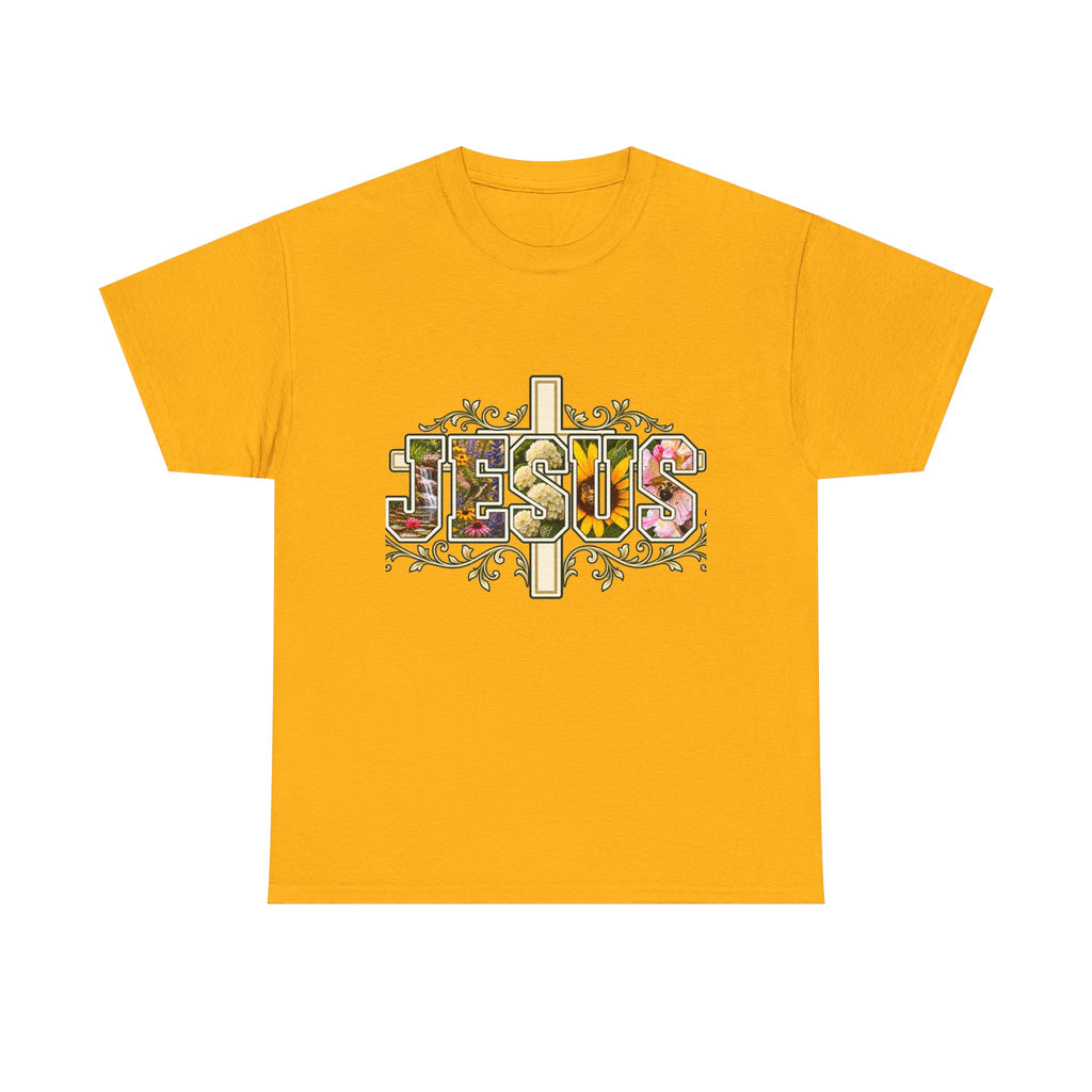 Jesus Floral -Shirt