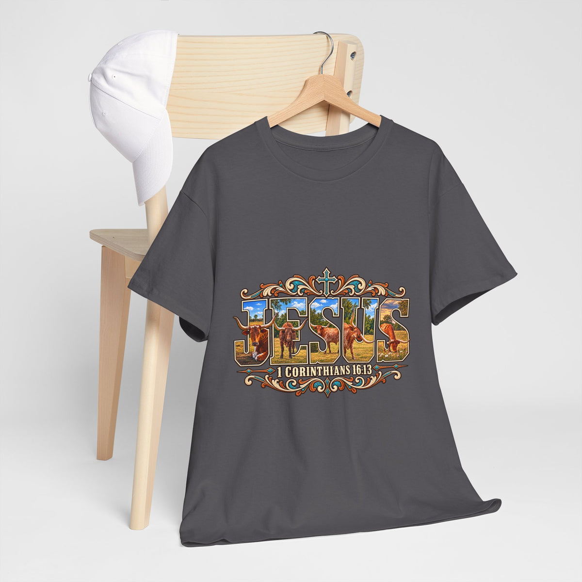 Jesus Longhorn - Shirt
