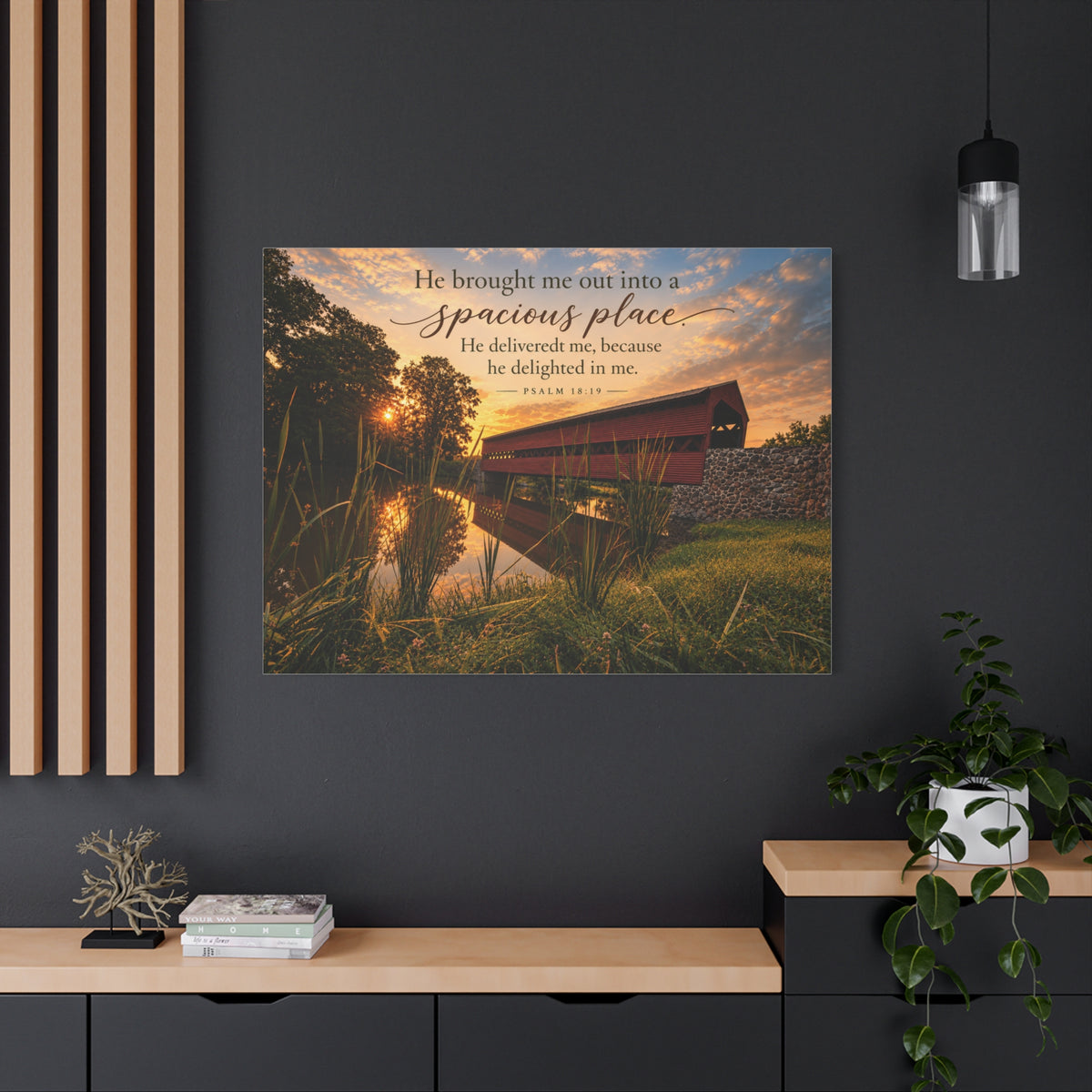 Into a Spacious Place - Canvas